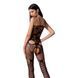 Ажурный бодистокинг с интимными вырезами Passion BS076 black