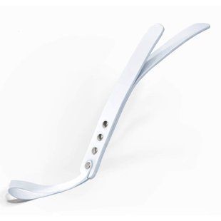 Паддл двухслойный Feral Feelings Leather Mini Paddle White, натуральная кожа
