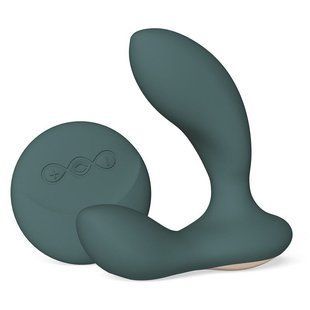 Массажер простаты LELO Hugo 2 Remote Green, 2 мотора, очень мощный, пульт ДУ
