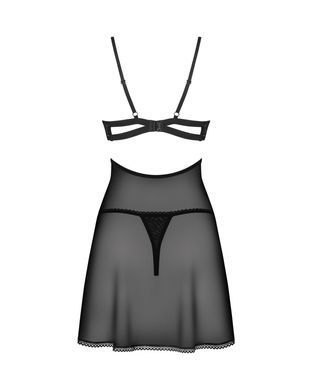 Бэби-долл Obsessive Nutris babydoll & thong XL/2XL