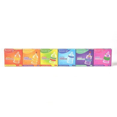 Насадка на член Recare Spike Condom Green (презерватив с рядами шипов)