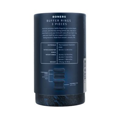 Набір ерекційних кілець Boners Buffer Rings 3 шт