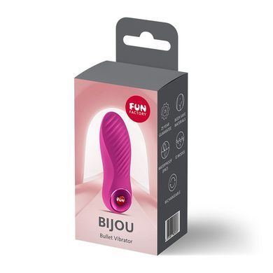 Вибропуля Fun Factory Bijou Magenta, 12 режимов, перезаряжаемая