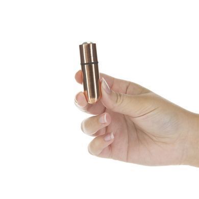 Вибропуля PowerBullet First-Class Bullet 2.5&Prime; with Key Chain Pouch, Rose Gold, 9 режимов вибрации
