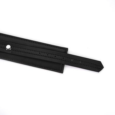 Поножі Liebe Seele Black Organosilicon Anklecuffs, екошкіра