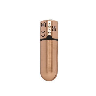 Вибропуля PowerBullet First-Class Bullet 2.5&Prime; with Key Chain Pouch, Rose Gold, 9 режимов вибрации
