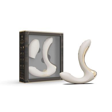 Вибратор-пульсатор с вакуумной насадкой Zalo &ndash; Talis G-Spot PulseWave Vibrator Ivory White