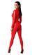 Комбинезон Noir Handmade F353 Red powerwetlook overall - XXL
