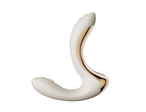 Вибратор-пульсатор с вакуумной насадкой Zalo &ndash; Talis G-Spot PulseWave Vibrator Ivory White
