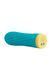 Вибропуля S Pleasures Bullets Twist & Shout Turquoise, бирюзовая, ребристая поверхность, 10 режимов