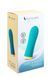 Вибропуля S Pleasures Bullets Twist & Shout Turquoise, бирюзовая, ребристая поверхность, 10 режимов