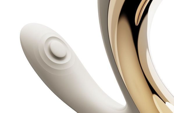 Вибратор-пульсатор с вакуумной насадкой Zalo &ndash; Talis G-Spot PulseWave Vibrator Ivory White