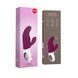 Вибратор-кролик Fun Factory MISS BI grape/white, 2 независимых мотора, диаметр 4,2 см