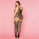 Сітчастий бодістокінг JSY &laquo;Коханка Зоуї&raquo; Plus Size Новинки, Black, імітація панчіх, доступ
