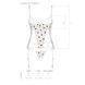 Корсет с подвязками, стринги Passion LOVELIA CORSET L/XL, white