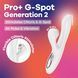 Вакуумный вибратор-кролик Satisfyer Pro+ G-Spot Generation 2 White