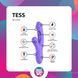 Вибратор-кролик Good Vibes Only - Tess Rabbit Vibrator with G-Spot Stimulator