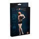 Мінісукня на одне плече Moonlight Model 12 XS-L Black, вертикальна бахрома