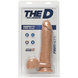 Фаллоимитатор Doc Johnson The D - Perfect D - 8 Inch With Balls - FRIMSKYN, диаметр 5,1см