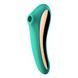 Вакуумный стимулятор с вибрацией Satisfyer Dual Kiss Green