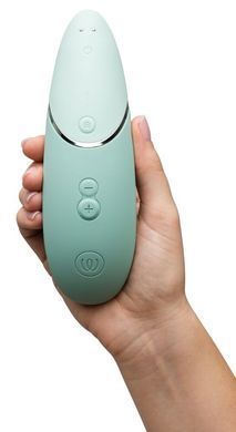Вакуумний кліторальний стимулятор Womanizer Next Sage, 3D Pleasure Air, 14 рівнів інтенсивності