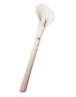 Розкішний вібромасажер Zalo &ndash; Calla Blossom Pink, двосторонній, 2 мотори