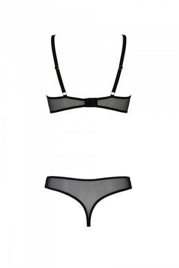 Эротическое боди Passion MARINA BODY, S/M, beige, с открытыми чашками