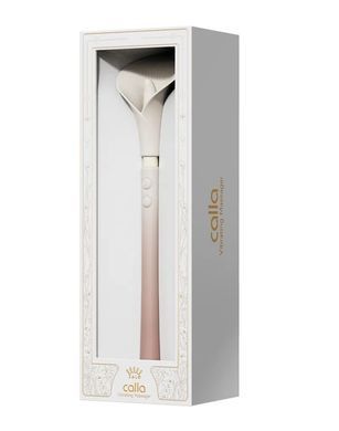 Роскошный вибромассажер Zalo &ndash; Calla Blossom Pink, двусторонний, 2 мотора