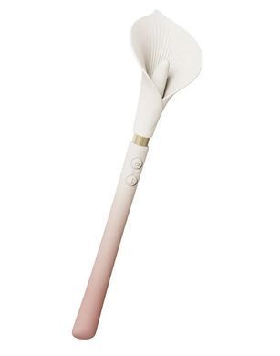 Роскошный вибромассажер Zalo &ndash; Calla Blossom Pink, двусторонний, 2 мотора