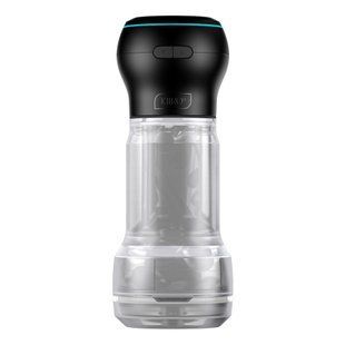 Мастурбатор Kiiroo Feel Pocket Crystal зі всмоктувальною інтерактивною насадкою PowerBlow Combo Set