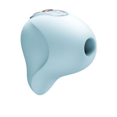 Вакуумний стимулятор Fun Factory Seduction Ice Blue, 11 режимів роботи, перезаряджуваний