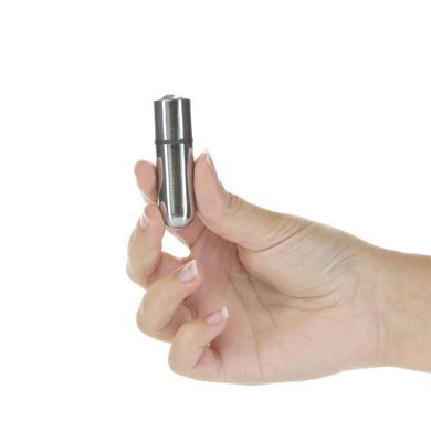 Віброкуля PowerBullet First-Class Bullet 2.5&Prime; with Key Chain Pouch, Silver, 9 режимів вібрації