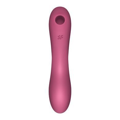 Вакуумний стимулятор із вібрацією Satisfyer Curvy Trinity 3 Red
