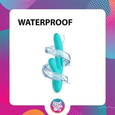 Вибратор-кролик Good Vibes Only - Lisa Thrusting Rabbit Vibrator with G-Spot Stimulator
