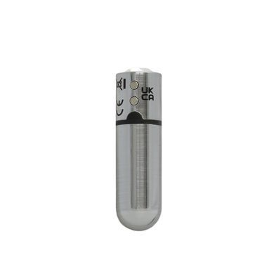 Віброкуля PowerBullet First-Class Bullet 2.5&Prime; with Key Chain Pouch, Silver, 9 режимів вібрації