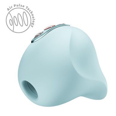 Вакуумный стимулятор Fun Factory Seduction Ice Blue, 11 режимов работы, перезаряжаемый