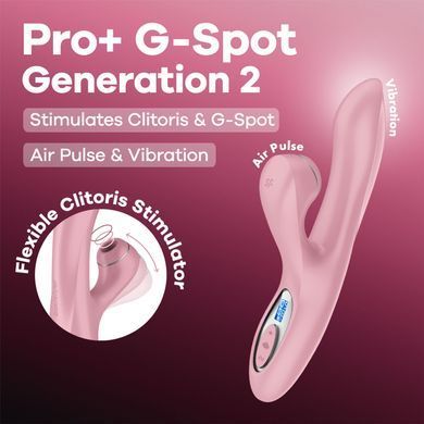 Вакуумный вибратор-кролик Satisfyer Pro+ G-Spot Generation 2 Pink
