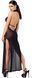 Платье Noir Handmade F372 Onyx Twin-slit Long dress S