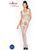 Бодистокинг Passion BS038 white, комбинезон, имитация чулок и пояса