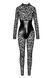 Комбінезон Noir Handmade F299 Enigma lace catsuit with underbust bodice - S