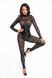 Комбінезон Noir Handmade F299 Enigma lace catsuit with underbust bodice - S