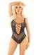 Боди Leg Avenue Rhinestone Net and Lace Bodysuit One Size, Black