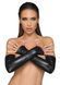 Митенки Noir Handmade F213 Elastic eco leather fingerless gloves, S, экокожа