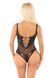 Боди Leg Avenue Rhinestone Net and Lace Bodysuit One Size, Black