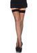 Чулки-сетка Leg Avenue Fishnet Thigh Highs One size, Black, мелкая сетка