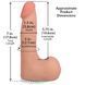 Фаллоимитатор Doc Johnson The Realistic Cock ULTRASKYN - 7 Inch with Balls Vanilla