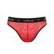 Чоловічі напівпрозорі труси Passion 031 SLIP MIKE S/M Red, під леопард