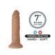 Полуторс с фаллоимитатором на присоске SilexD Apollo S Male Torso Caramel
