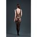 Бодистокинг с доступом Moonlight Model 14 XS-L Black, рисунок боди и чулок на подвязках