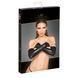 Митенки Noir Handmade F213 Elastic eco leather fingerless gloves, S, экокожа